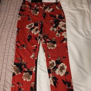 Chico's 0.5R red jeans the Platinum jeggings